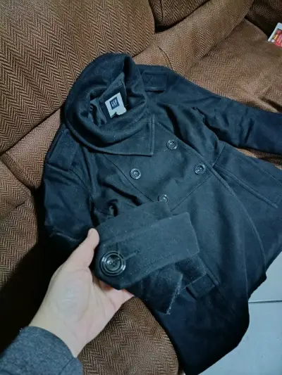Abrigo negro Talla L - miniatura 2
