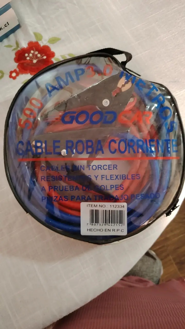 Cables de arranque 500 AMP