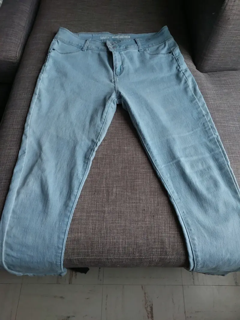 Jeans celestes Sybilla mujer - 1