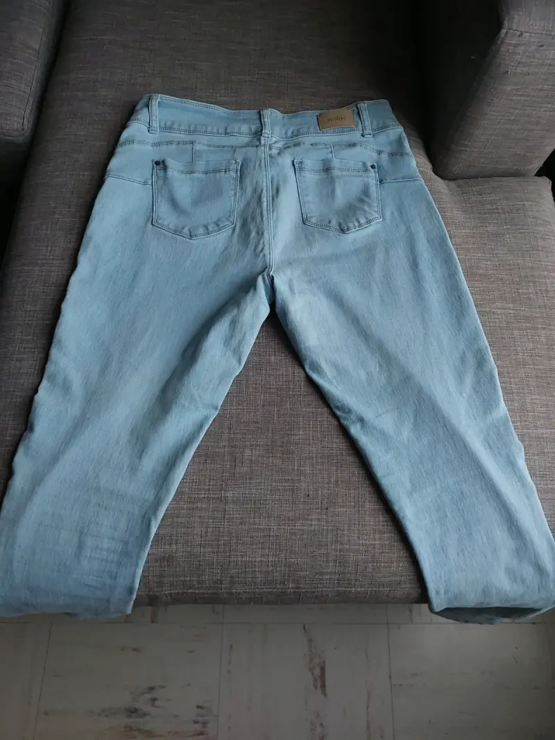 Jeans celestes Sybilla mujer - 2