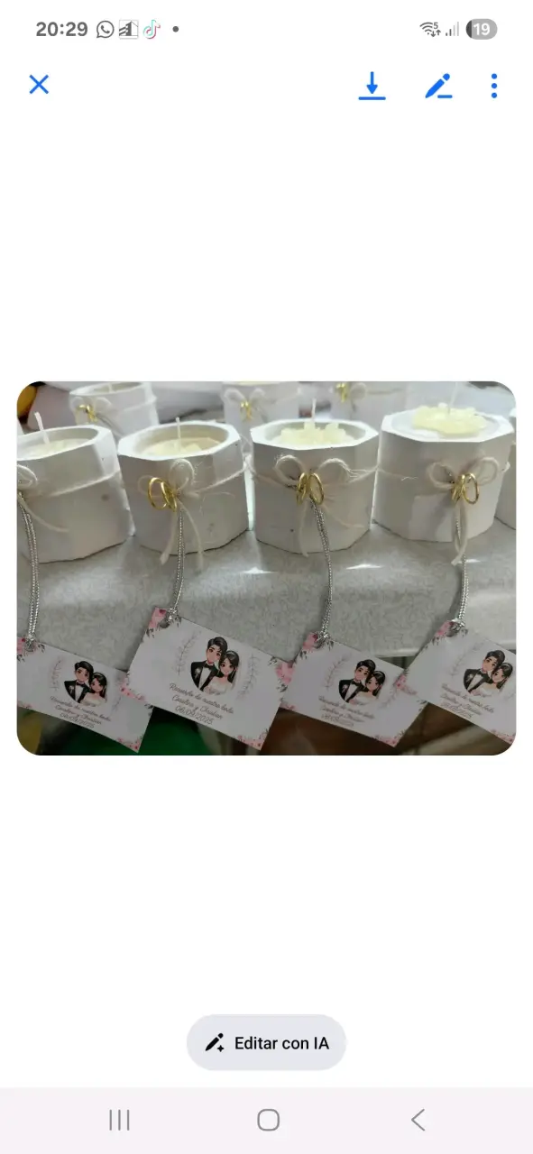 Recuerdos Velas aniversario bautizo - 3