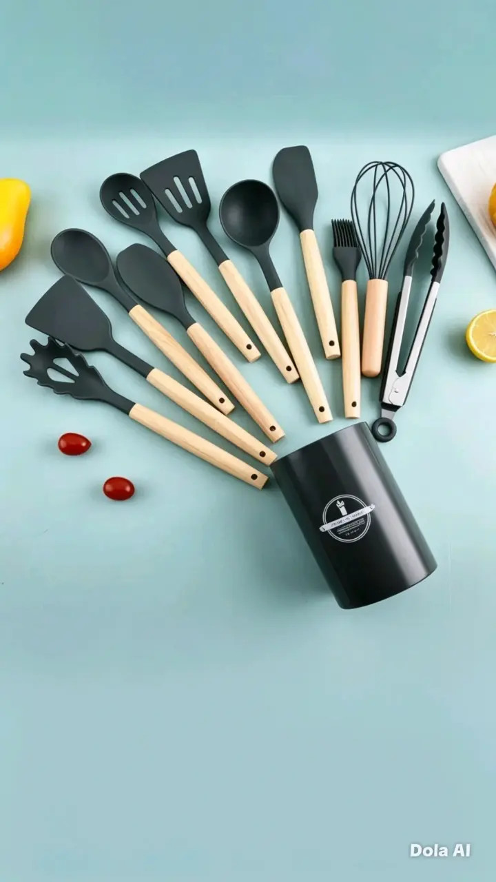 Set utensilios de cocina 12 piezas