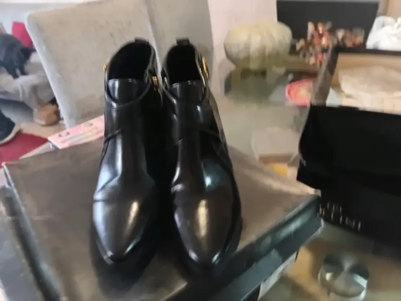 Botines de cuero negros - 2