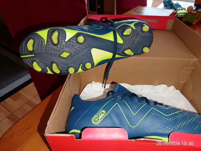 Zapatillas de fútbol Puma azules - 3