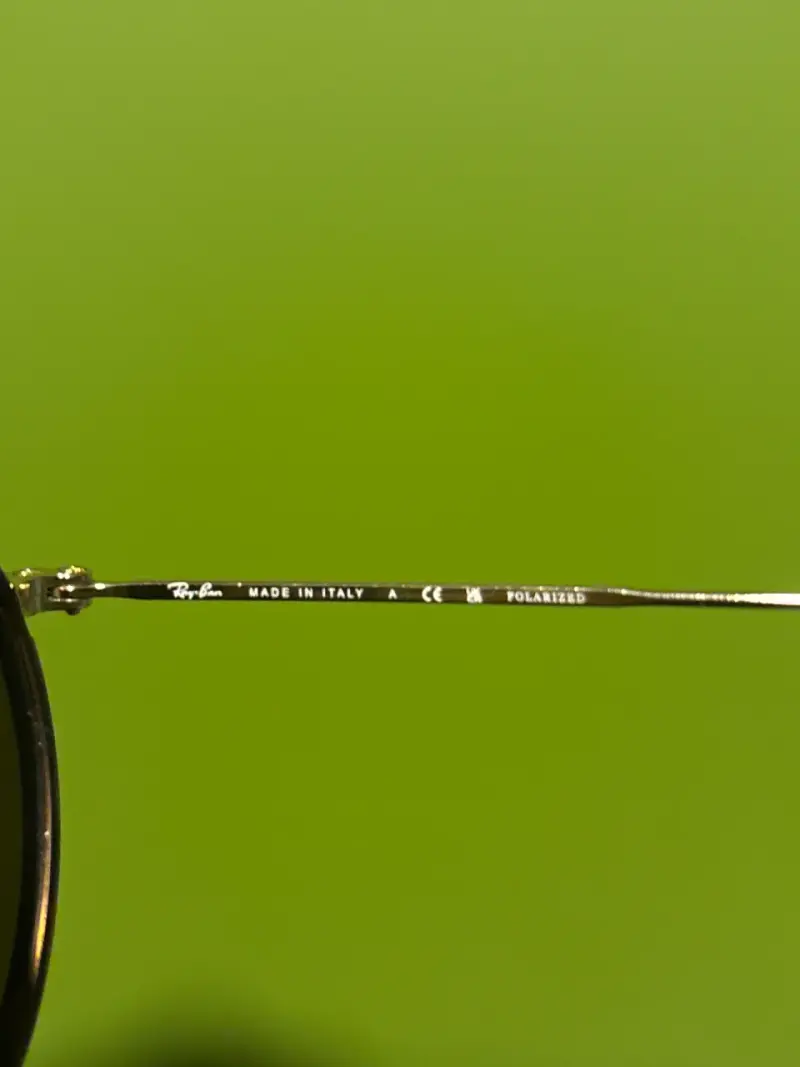 Lentes de sol Ray-Ban dorados - 3