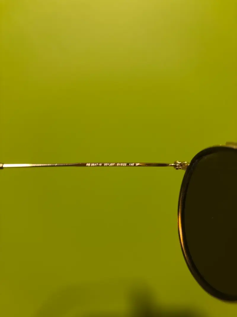 Lentes de sol Ray-Ban dorados - 4