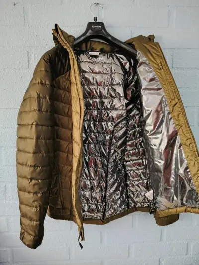 Parka Columbia color verde con capucha - miniatura 1