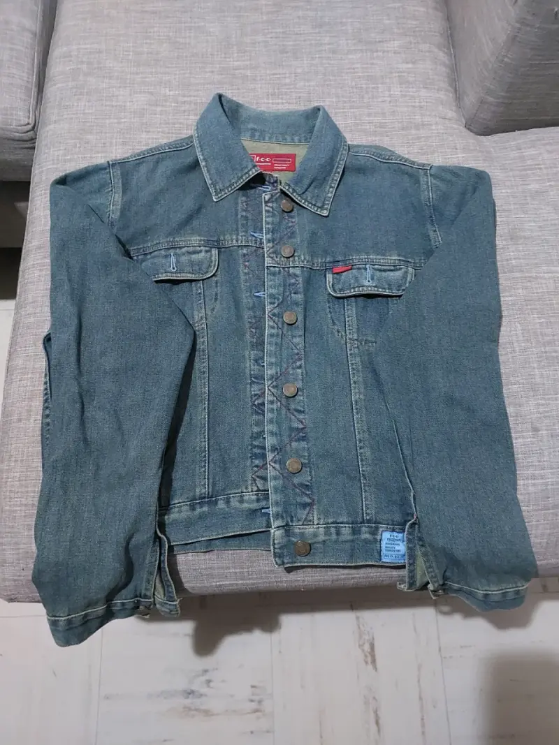 Chaqueta de mezclilla azul - 1