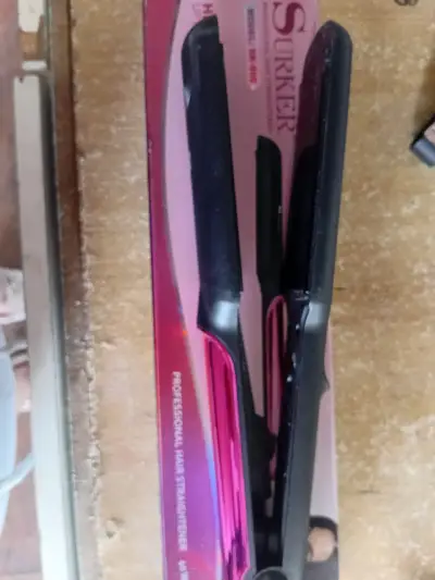 Plancha de pelo profesional rosa - miniatura 3