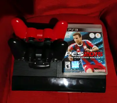 Consola PS3 +HEN + PES 2015 + Controles - miniatura 1