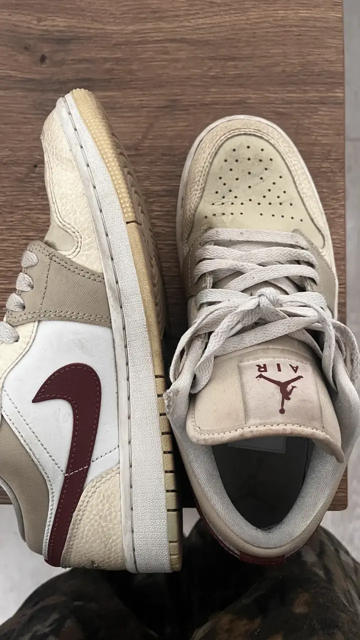 Zapatillas jordan low 1 beige - 2