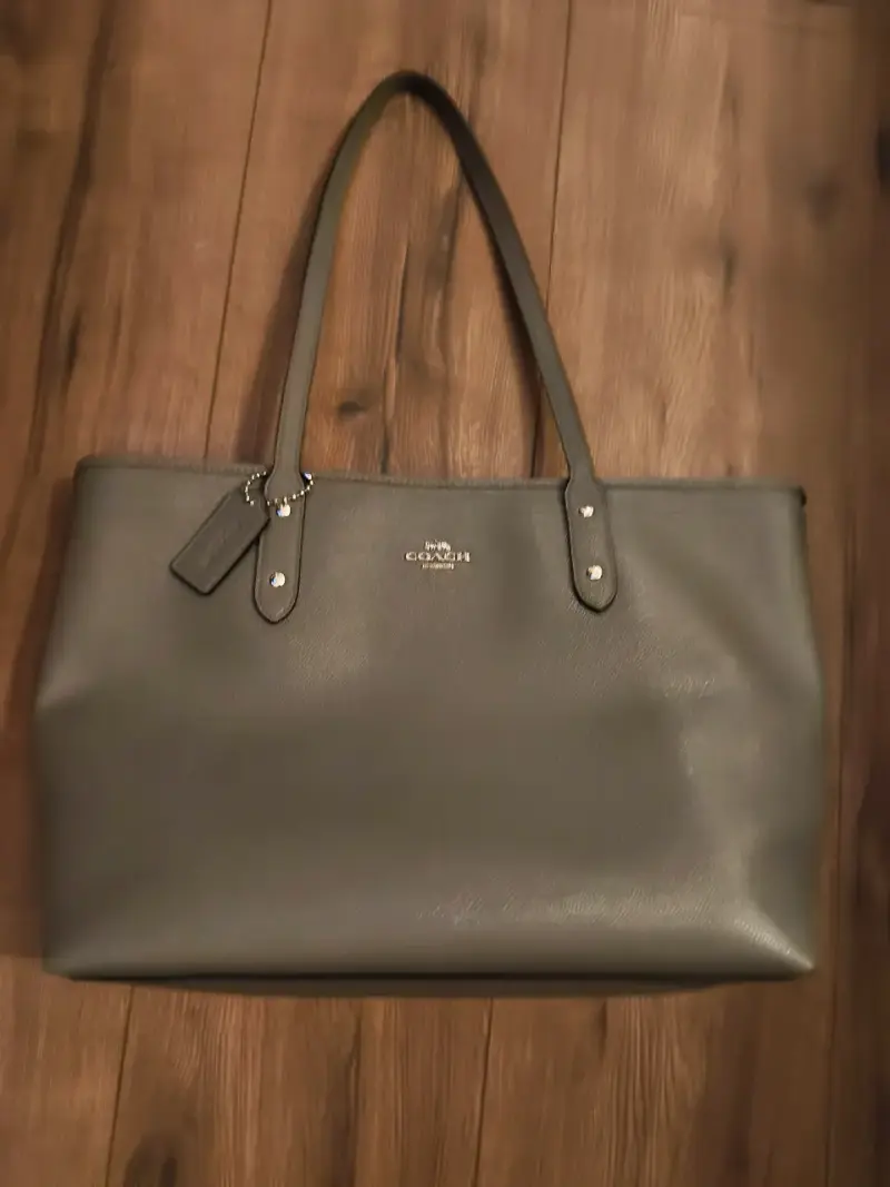 Cartera Coach gris