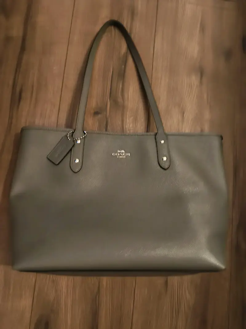 Cartera Coach gris