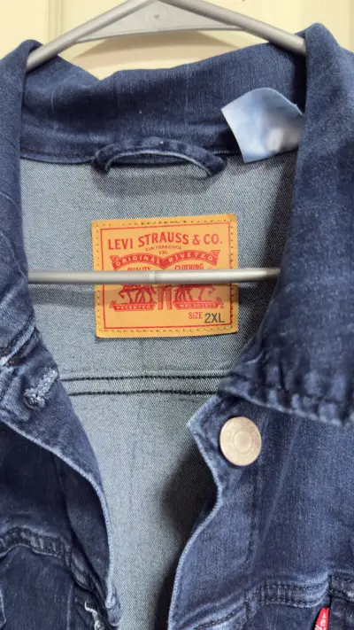 Chaqueta de mujer mezclilla azul Levi’s - miniatura 3