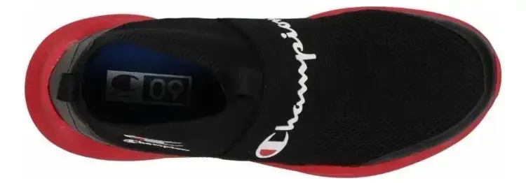 Zapatillas Champion deportivas negras y rojas - 3