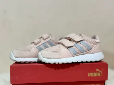 Zapatillas infantiles rosadas Adidas - miniatura 2