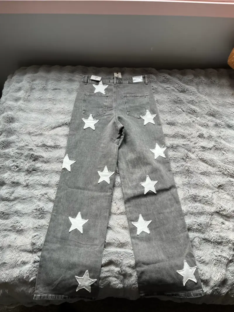 Jeans RAINDOOR con estrellas blancas Talla 38 - 1