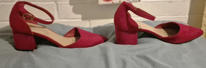 Zapatos de Tacón rojos (Todopiel) - 3