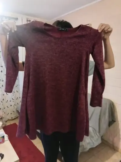 Vestido morado casual Cocólia - miniatura 2