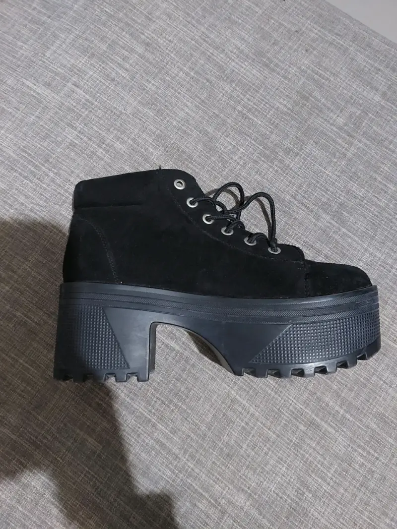 Botines negros plataforma - 2