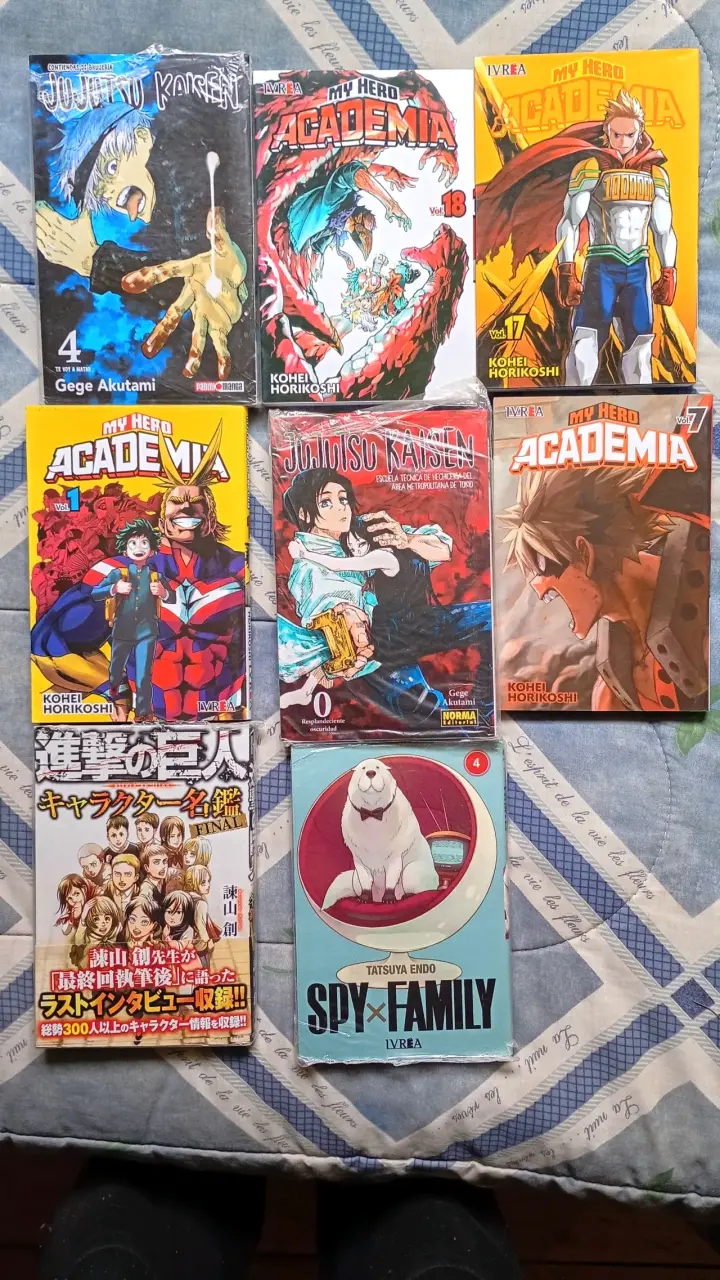 Colección de mangas variados