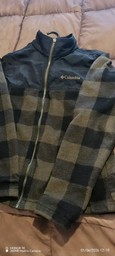 Chaqueta Columbia a cuadros - miniatura 2