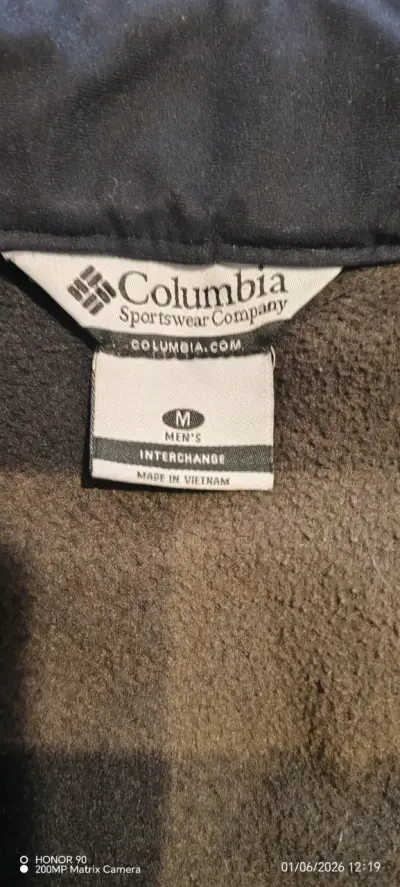 Chaqueta Columbia a cuadros - miniatura 3
