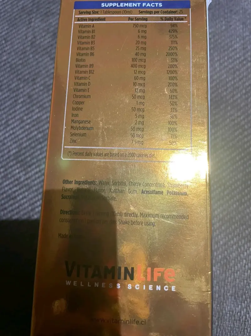 Multivitaminas 12vitamins y 8minerals 250ml - 2