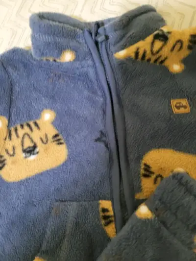 Conjunto polar infantil tigre - miniatura 2