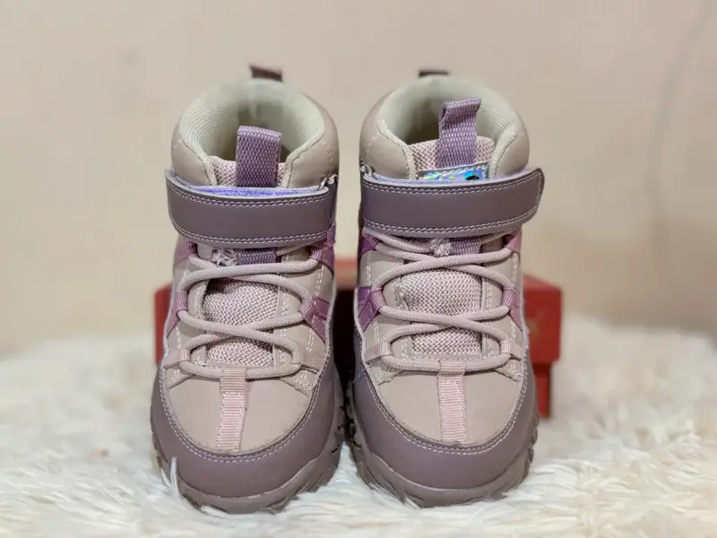 Zapatillas outdoor Adventure gris y lila - 3
