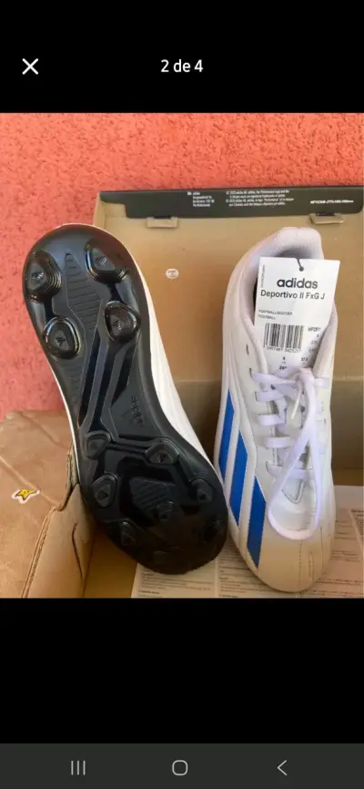 Zapatillas deportivas Adidas blancas - miniatura 2