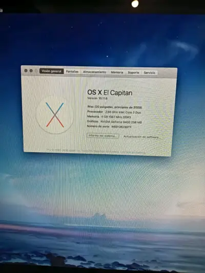 Computador iMac con pantalla 20 pulgadas - miniatura 2