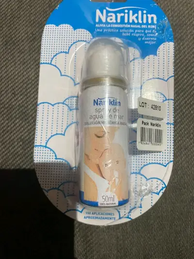 Spray nasal y aspirador Nariklin 50 ml - miniatura 1