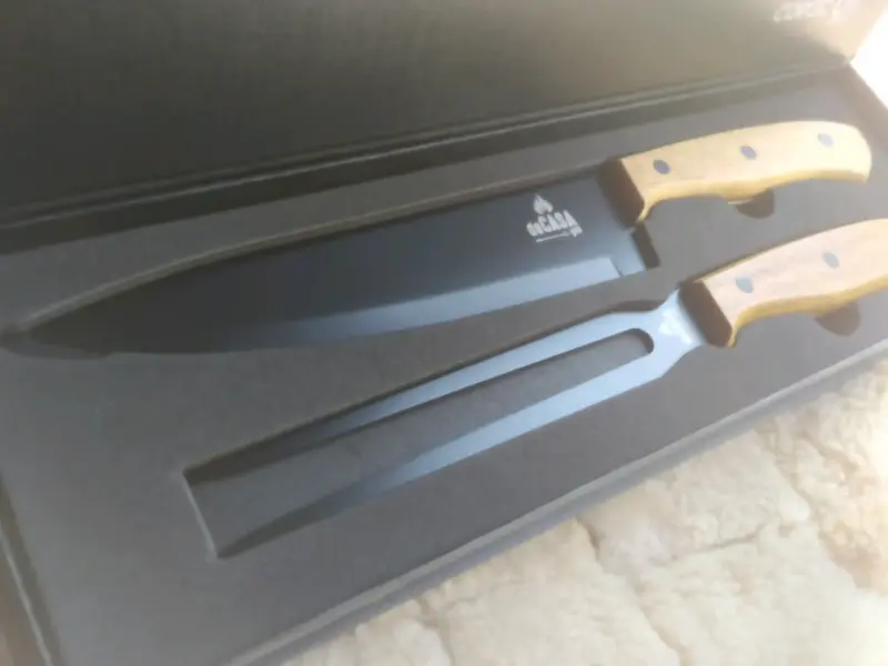 Set de cuchillo Negro con estuche - 1