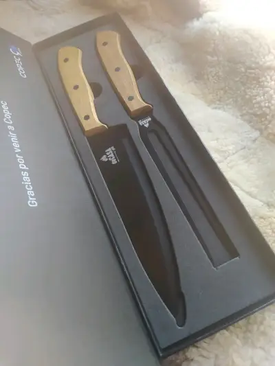 Set de cuchillo Negro con estuche - miniatura 3