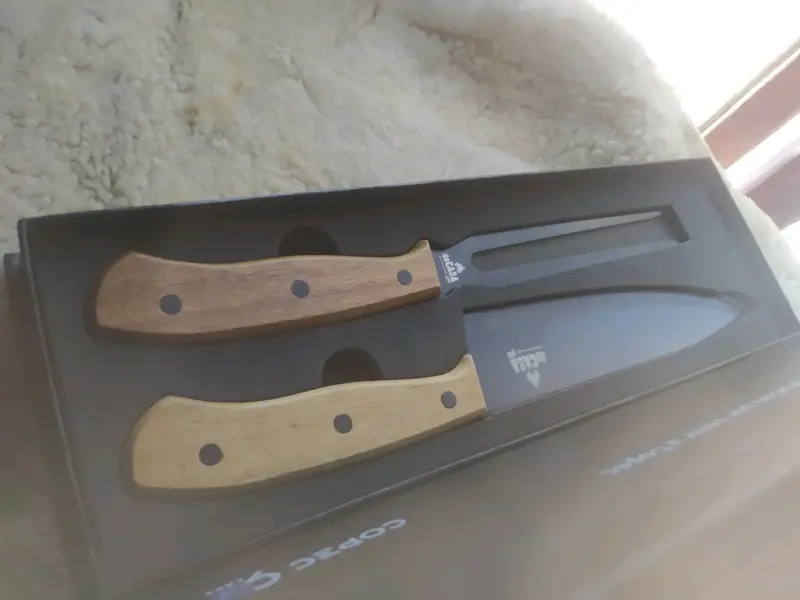 Set de cuchillo Negro con estuche - 4