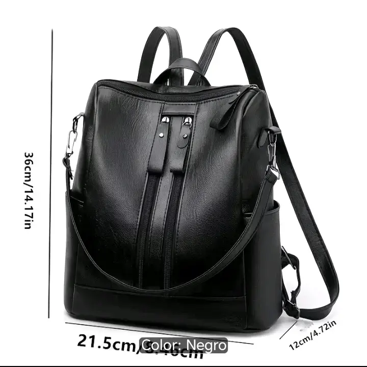 Mochila negra elegante - 1