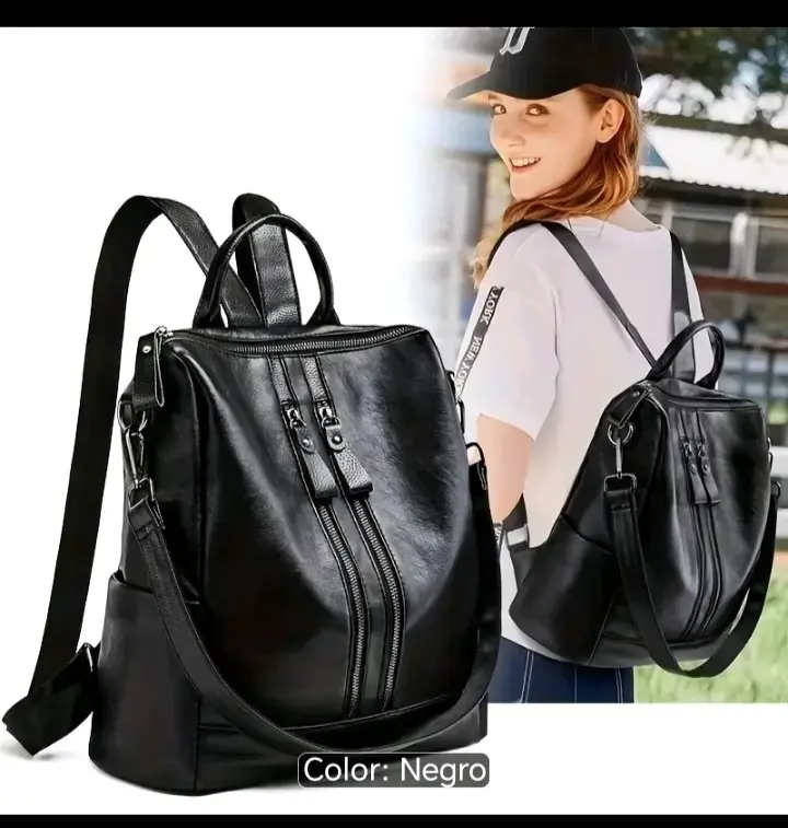 Mochila negra elegante - 2
