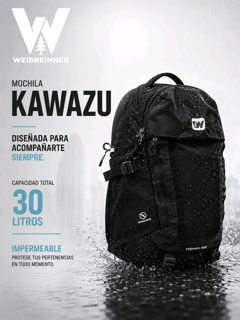 Mochila negra con logo Weibreinner nueva etiqueta - 2