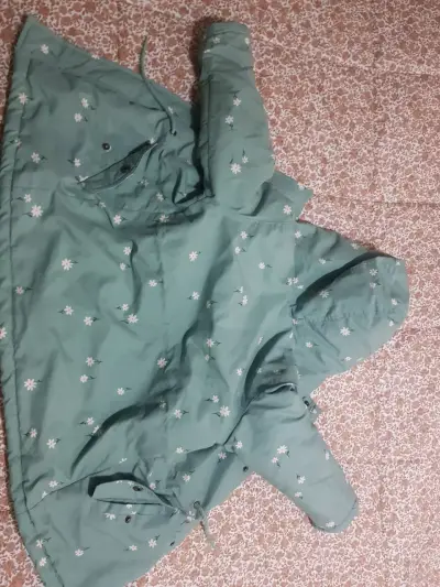 Parka verde con interior de lana Niña - miniatura 5