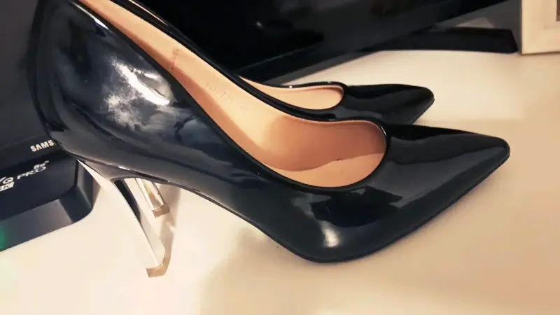 Zapatos de tacón negro - 4