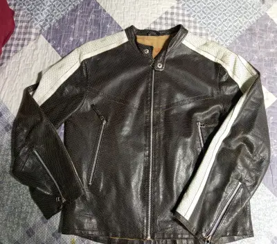 Chaqueta Fiorucci Original 100% Cuero Vintage - miniatura 1