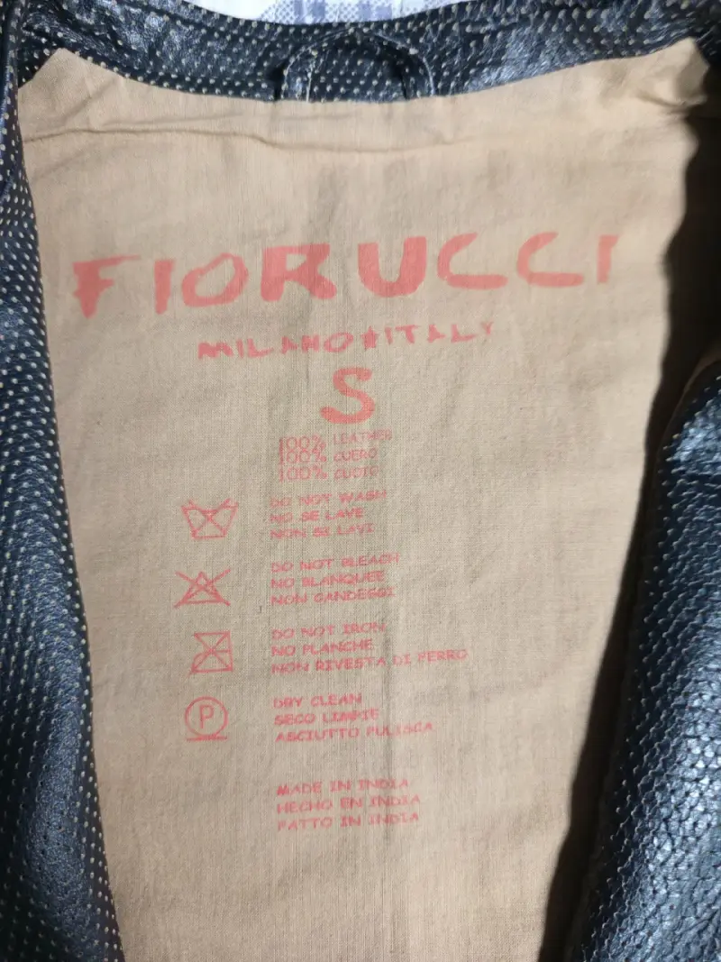 Chaqueta Fiorucci Original 100% Cuero Vintage - 2