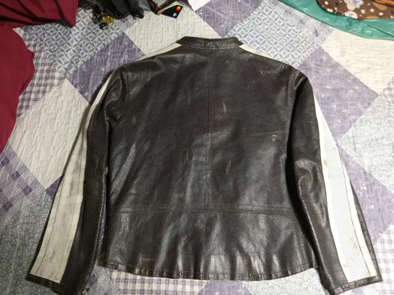 Chaqueta Fiorucci Original 100% Cuero Vintage - 3