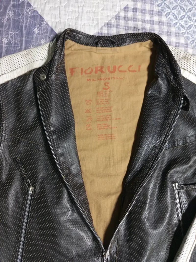 Chaqueta Fiorucci Original 100% Cuero Vintage - 4