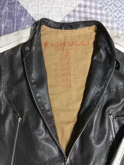 Chaqueta Fiorucci Original 100% Cuero Vintage - miniatura 4
