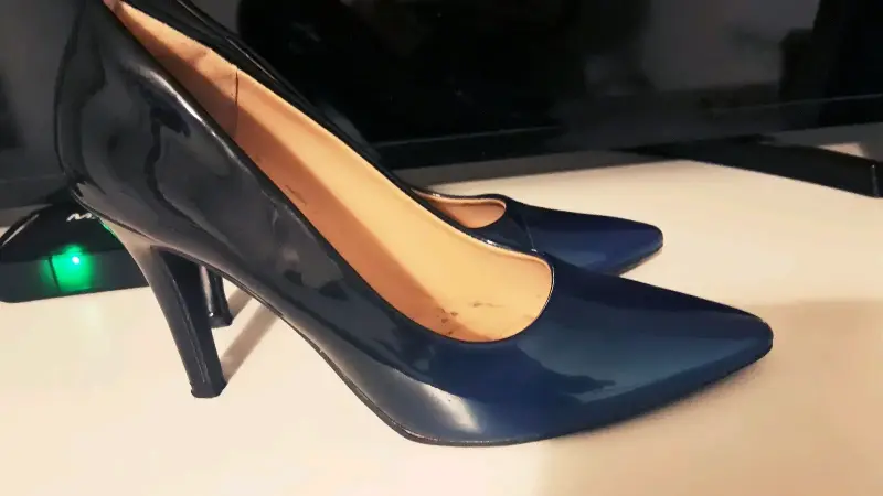 Zapatos planos azul oscuro - 4