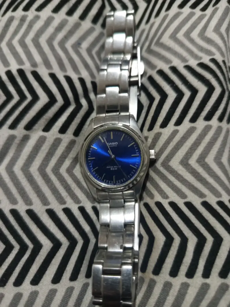 Reloj de pulsera Casio azul - 1