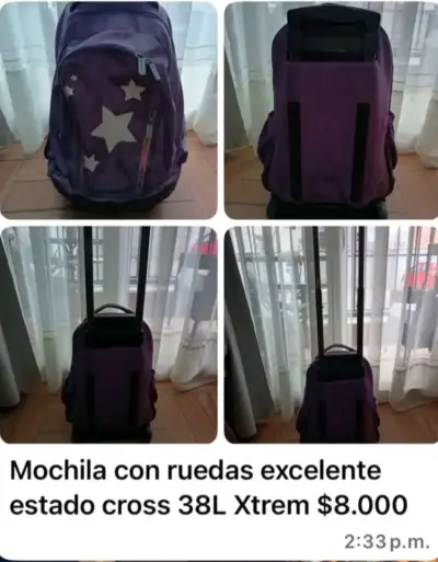 Abrigo azul marino para niña talla 14 $12.000 - miniatura 3