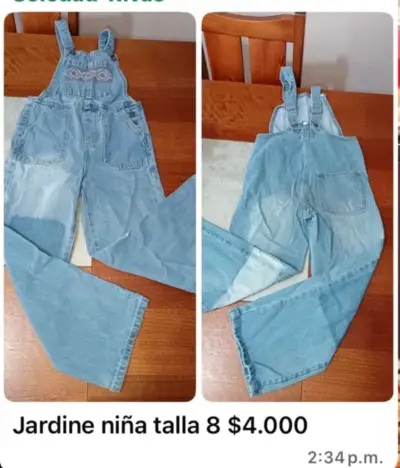 Abrigo azul marino para niña talla 14 $12.000 - miniatura 4
